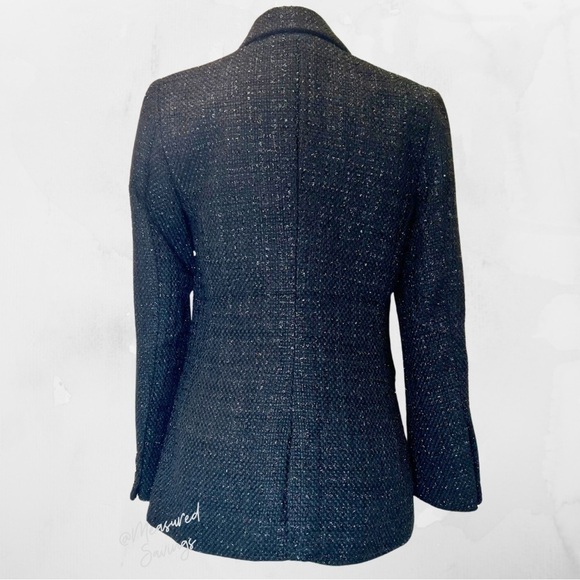 Jason Wu [Medium ~ NWT] Blazer - Black Metallic Tweed - Picture 4 of 14